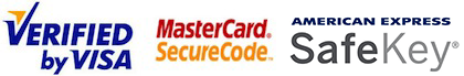 Verified by visa, MasterCard SecureCode and American Express SafeKey